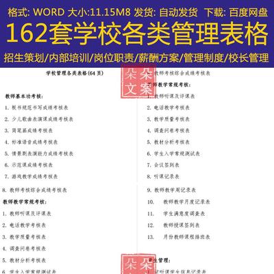学校培训机构各类管理表格教师考核综合成绩考核表及教学常规考核