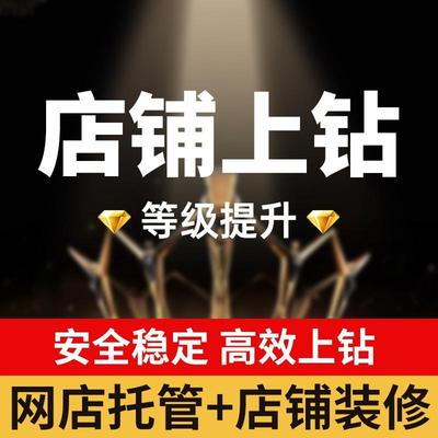 淘宝天猫店铺上钻新店提升代运营升级直通车托管网店标题优化等级